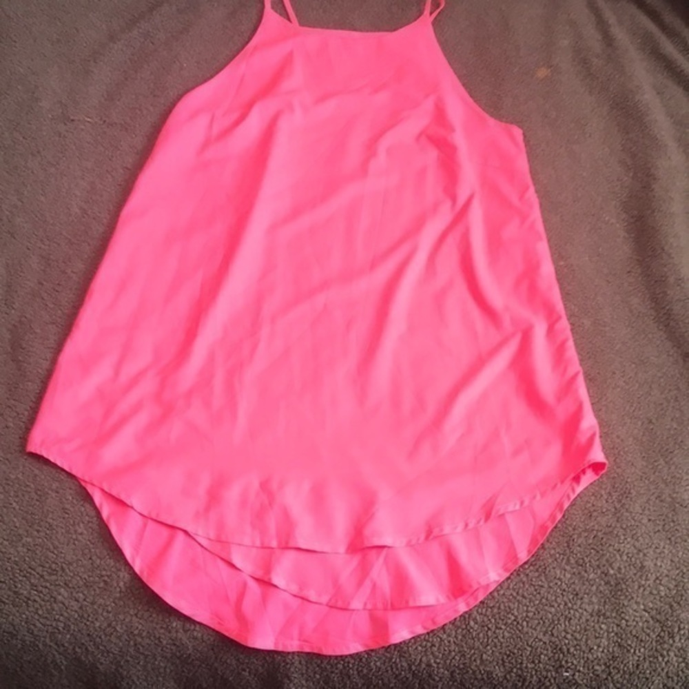 YOINS dress casual summer sleeveless hot pink‎ size small P5